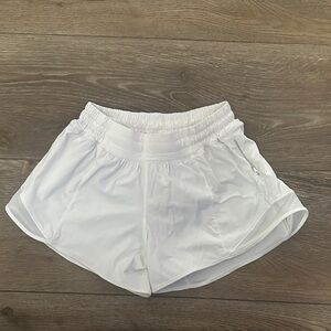 lululemon White Women's Athletic Shorts